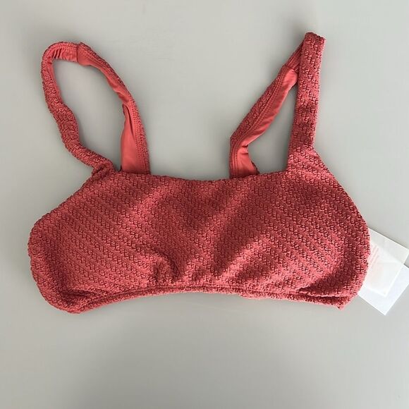 NWT Andie Swim The Barbados Bikini Top in Sedona Macrame Size S - Picture 5 of 11